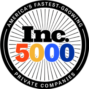 Image of an Inc. 5000 award, showcasing the MSP company's achievement in being recognized as one of America's fastest-growing private companies. The award features a sleek and modern design with the Inc. 5000 logo prominently displayed. This award signifies the company's exceptional growth and success in the managed service provider industry, which can help to build trust and credibility with potential customers. This image provides valuable insights into the MSP company's achievements, making it a useful resource for businesses seeking to partner with a top-performing managed service provider.